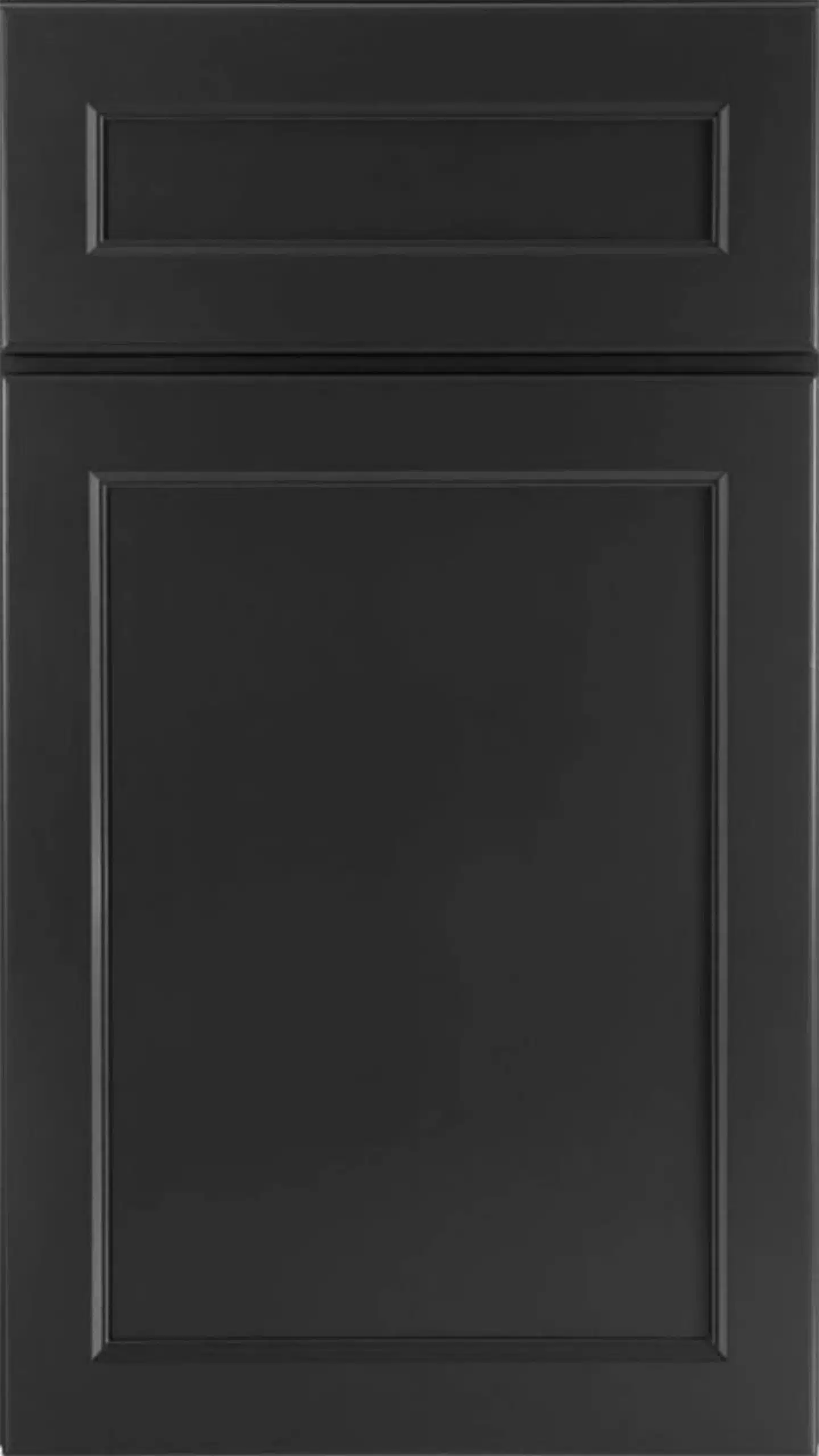 Charcoal cabinet door